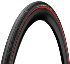 Conti. Ultra Sport III - Rød-sort 25c - Foldedæk